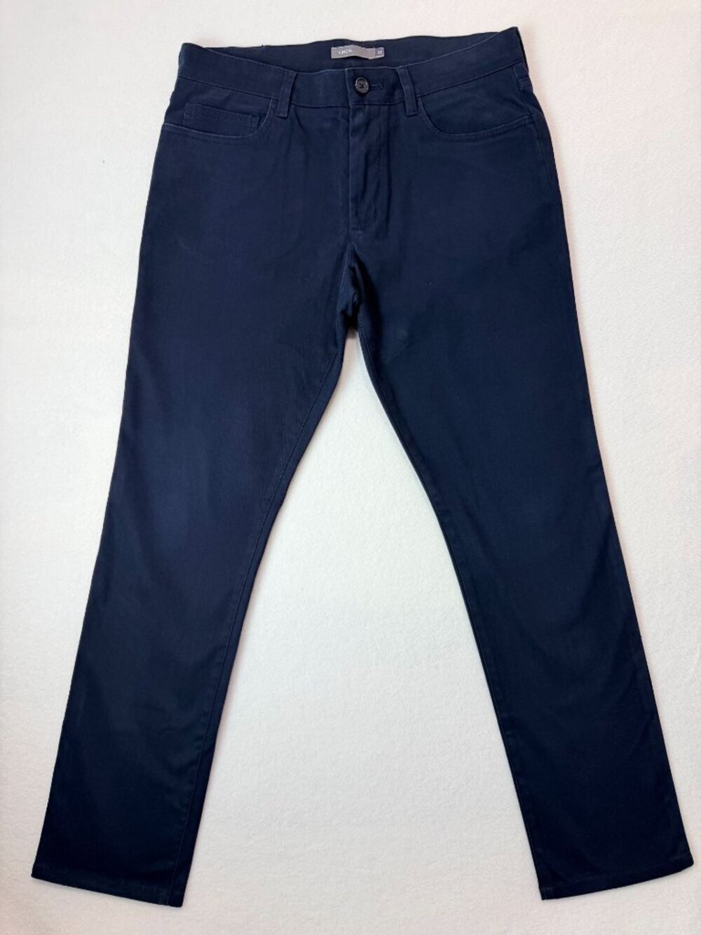 Vince‎ Mens Navy Stretch Cotton Blend Pants Size 31